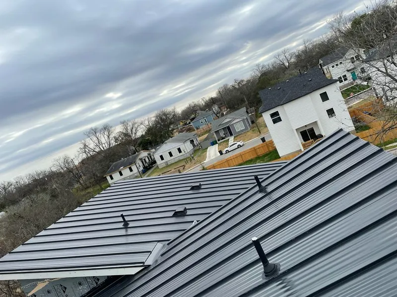 Standing seam metal roof panels with vents for Skylight Repair in Lino Lakes